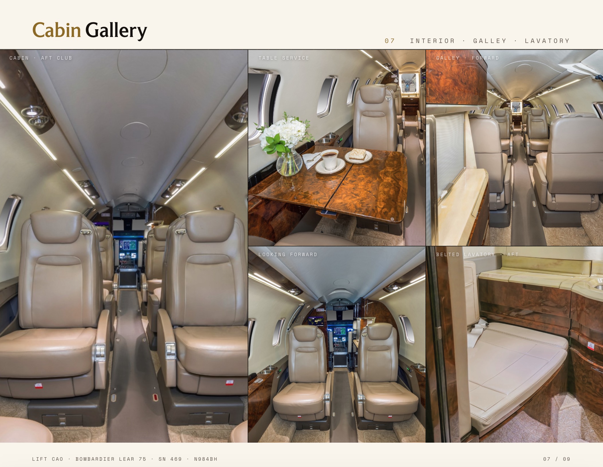 Finished spec-sheet cabin gallery mosaic